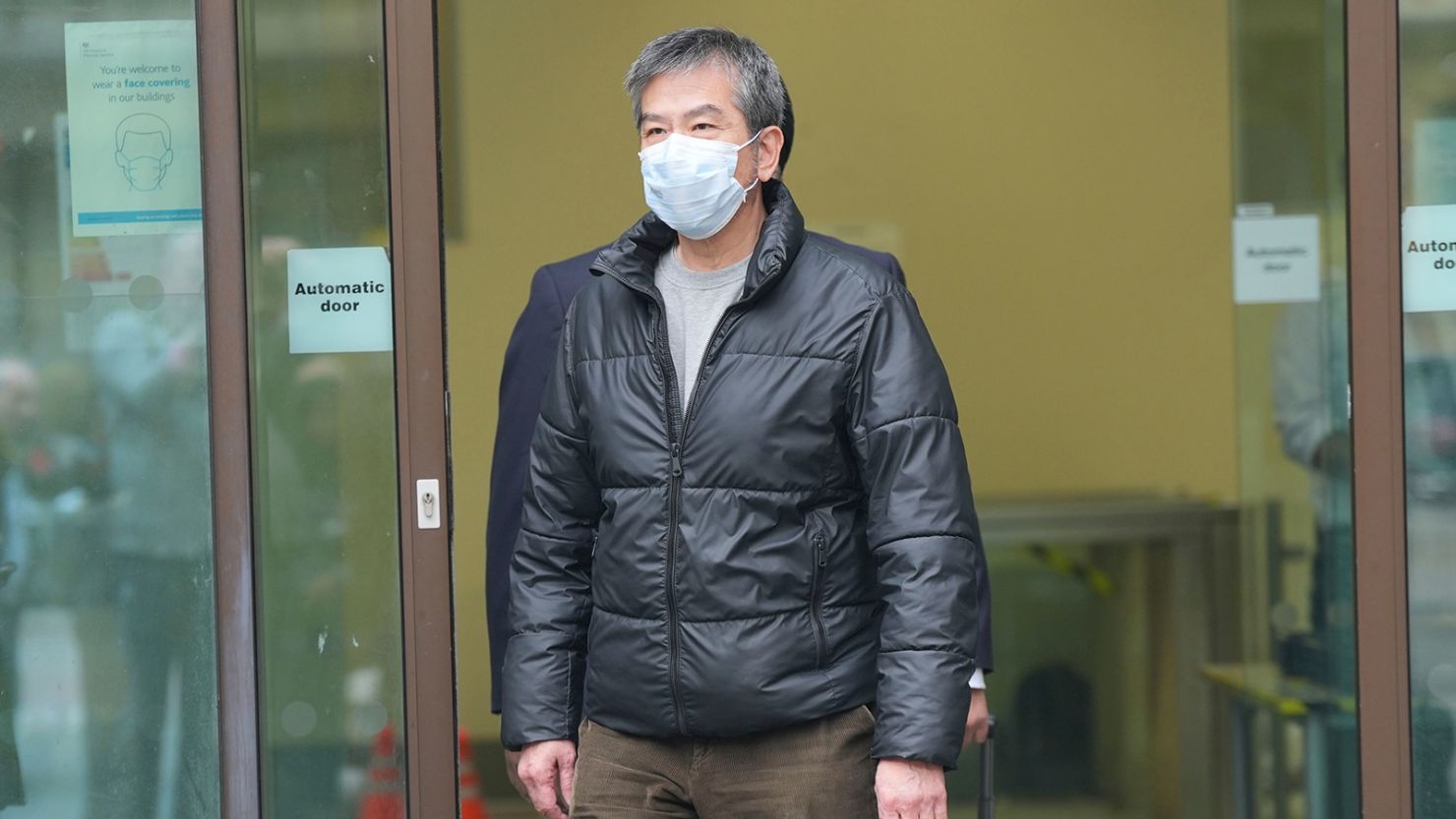 Chung Biu Yuen leaves Westminster Magistrates' Court in central London on May 13, 2024.