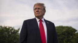 Former President Donald Trump arrives at a campaign rally in the south Bronx, on May 23, 2024, in New York.