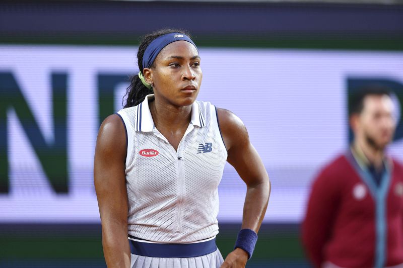 2024.05.29 Paryz Tenis French Open Roland Garros 2024 Coco Gauff - Tamara Zidansek N/Z Coco Gauff Foto Pawel Andrachiewicz / PressFocus 2024.05.29 Paris Tennis French Open Roland Garros 2024 Coco Gauff - Tamara Zidansek Coco Gauff Photo Pawel Andrachiewicz / PressFocus(Sipa via AP Images)