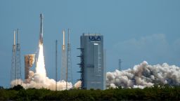 Boeing's Starliner capsule atop an Atlas V rocket lifts off from Space Launch Complex 41 at the Cape Canaveral Space Force Station on a mission to the International Space Station, Wednesday, June 5, 2024, in Cape Canaveral, Fla. (AP Photo/John Raoux)
