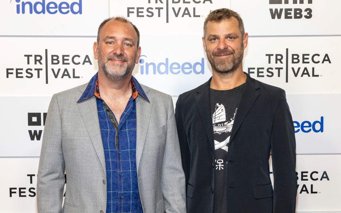 Trey Parker, left, and Matt Stone, right in 2024.