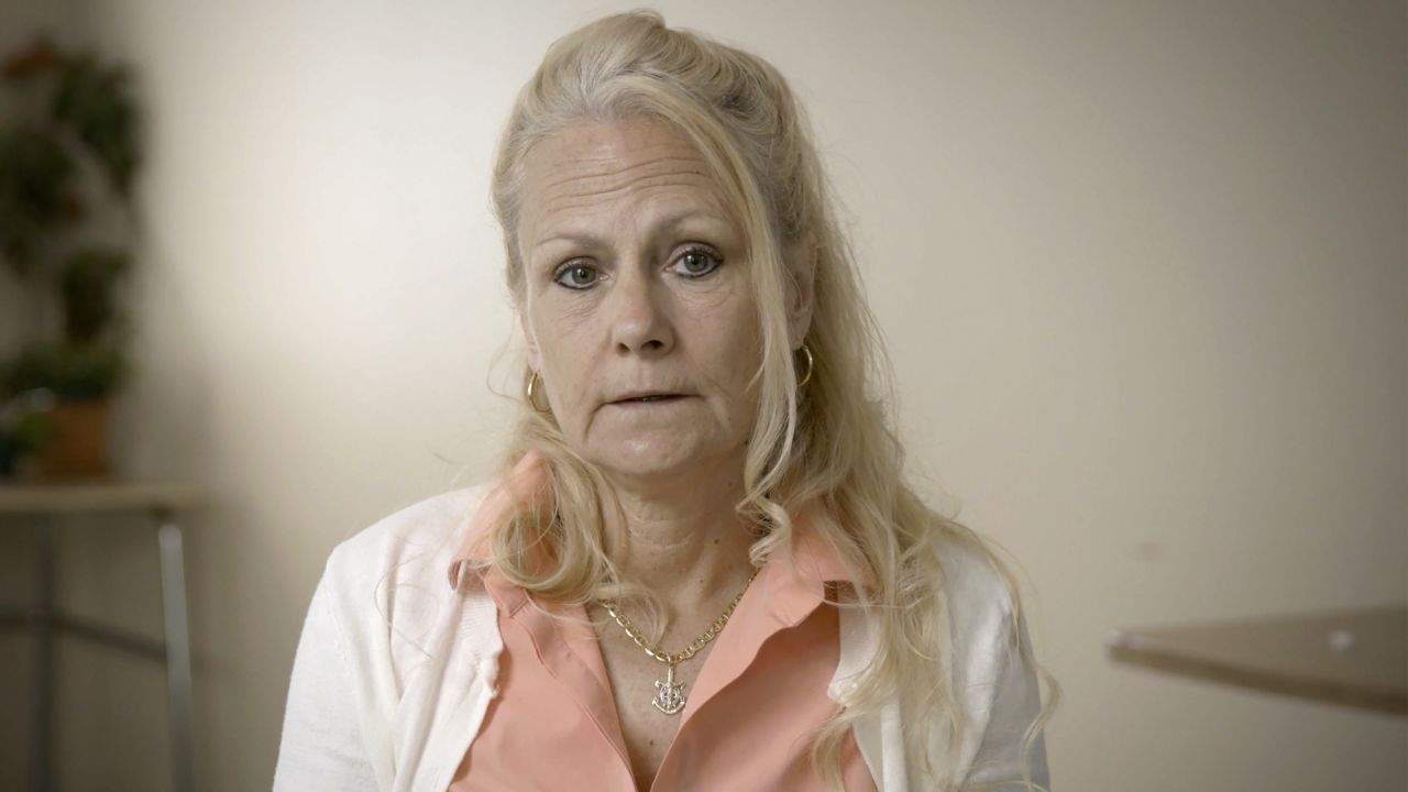 In a image taken from May 1, 2024 video, provided by Hard Working Movies, Pamela Smart makes a statement at Bedford Hills Correctional Facility in Bedford Hills, N.Y. Smart, who is serving life in prison for plotting with her teenage student to have her husband killed in 1990, accepted full responsibility for his death for the first time in a videotaped statement released Tuesday, June 11, 2024, as part of her latest sentence reduction request. (Hard Working Movies via AP)