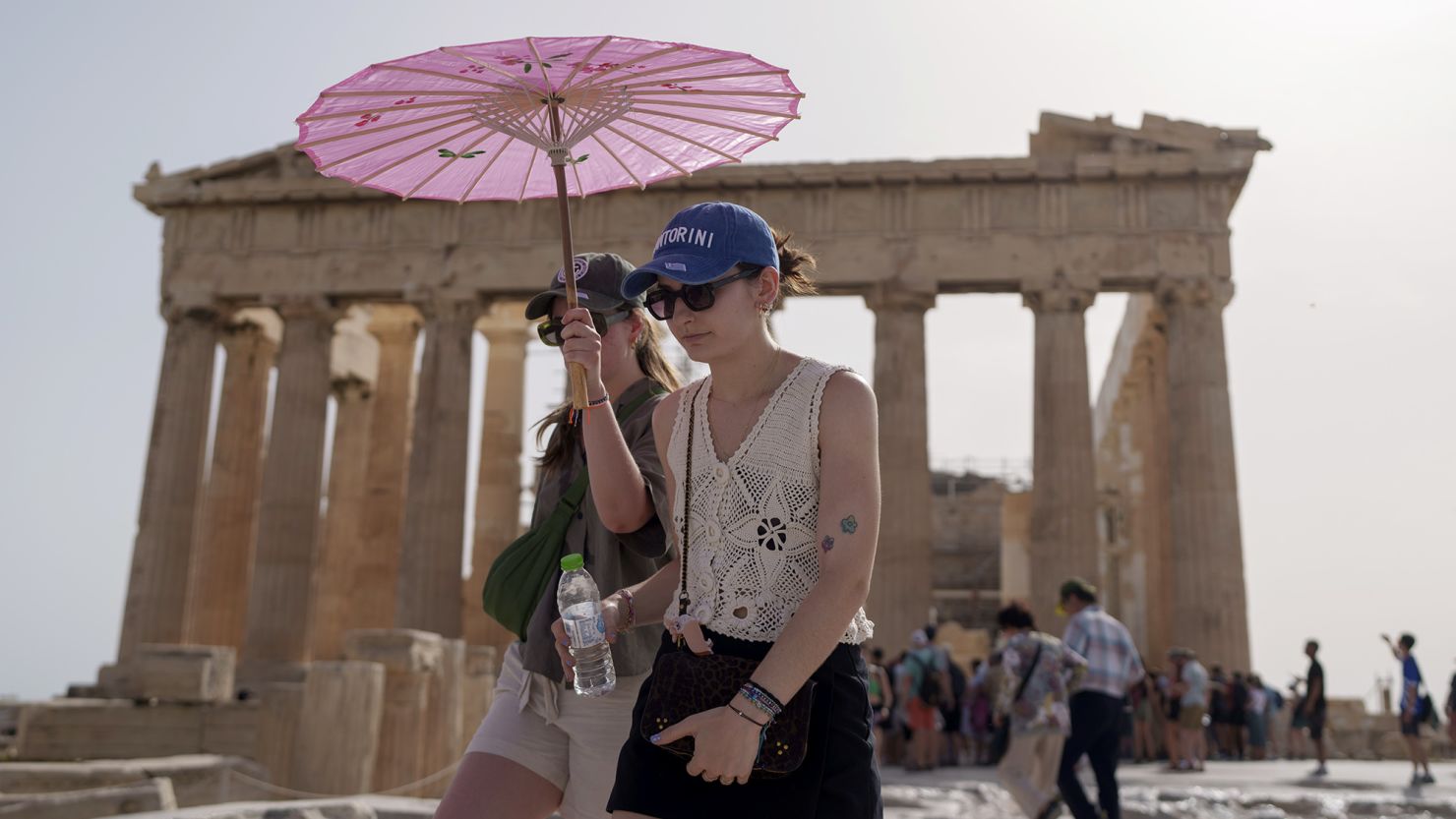 The ancient Acropolis in Athens was closed during the day during recent high temperatures.