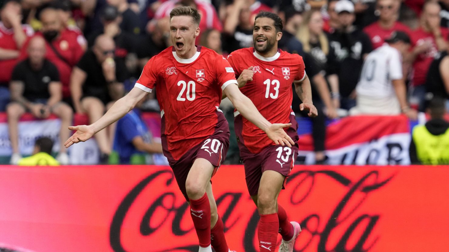 Euro 2024 Switzerland holds on for hardfought win over Hungary CNN