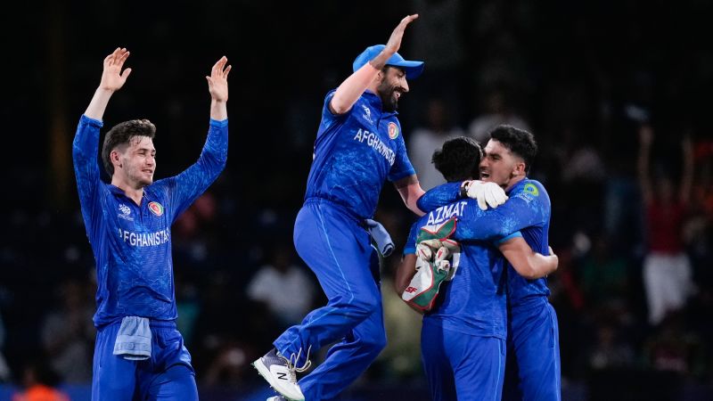 Afghanistan Qualifies for T20 World Cup Semi-Finals After Historic Wins