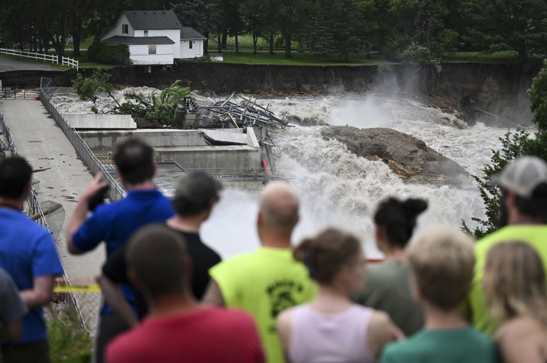 The Rapidan Dam is at risk of collapsing, according to county officials, though there are no plans for mass evacuations at the moment.