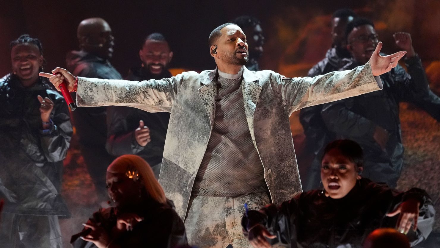 Will Smith debuts new song in fiery performance at the BET Awards | CNN