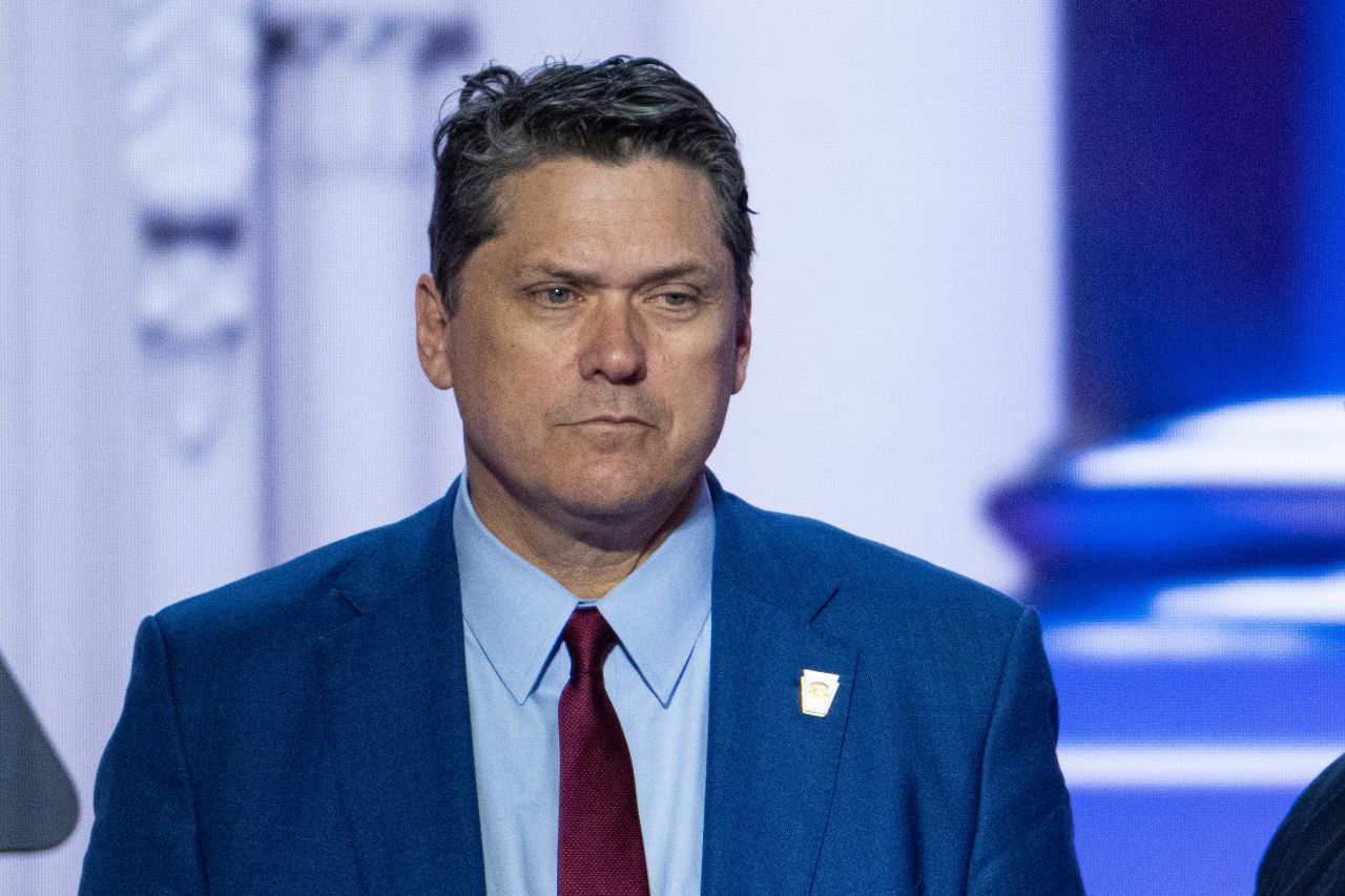 Vince Haley is seen at the Republican National Convention in Milwaukee on July 17.