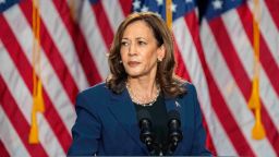 Vice President Kamala Harris campaigns for President as the presumptive Democratic candidate during an event at West Allis Central High School, Tuesday, July 23, 2024, in West Allis, Wis. (AP Photo/Kayla Wolf)