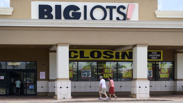 Big Lots is closing hundreds of stores across the US, including this location in Hallandale Beach, Florida.