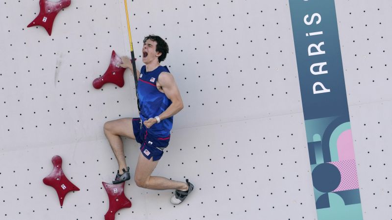 American teenager Sam Watson sets world record in speed climbing, the fastest sport at the Paris Olympics | CNN