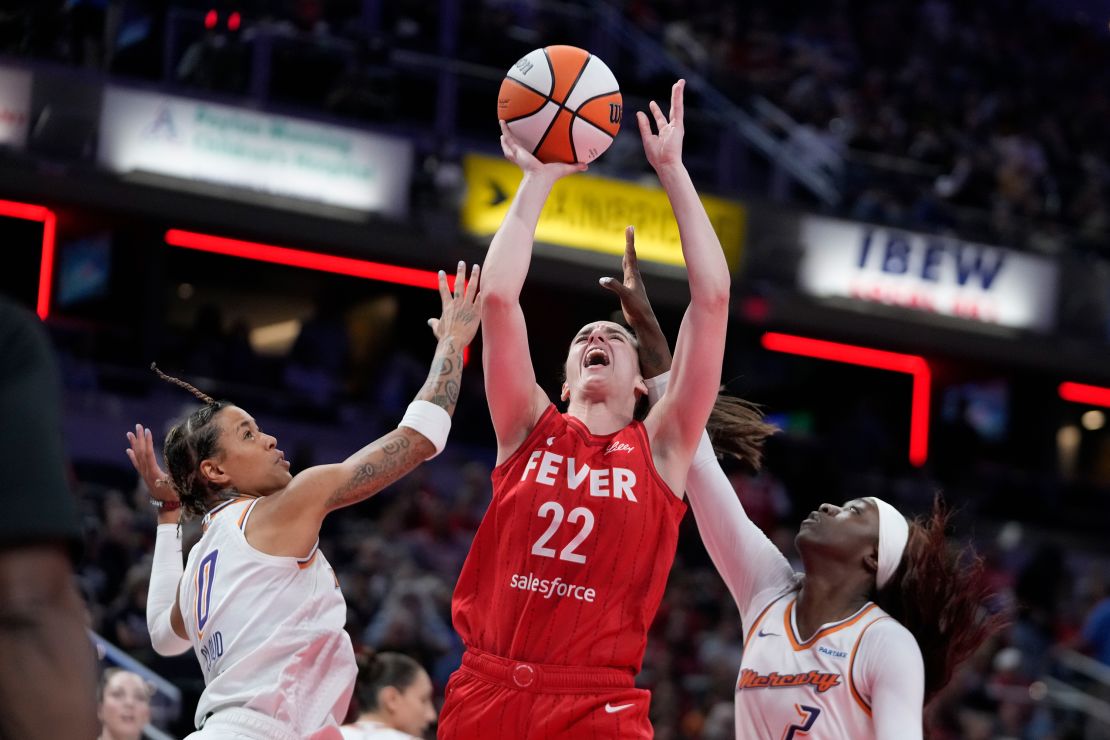 Caitlin Clark took home the Rookie of the Year award and was named to the All-WNBA first team.