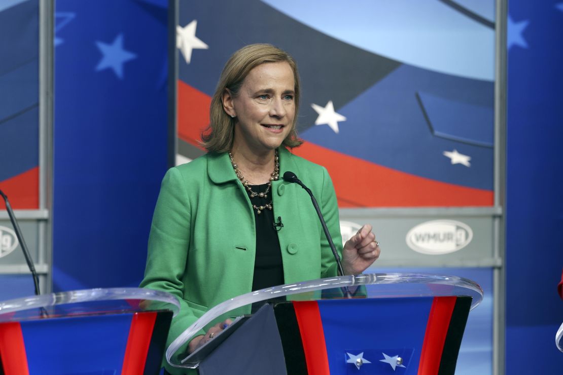 Former Manchester Mayor Joyce Craig participates in a Democratic debate on September 4, 2024.