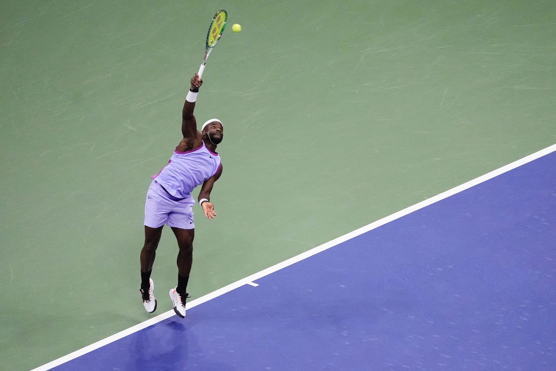 Frances Tiafoe made her second US Open semi-final appearance.