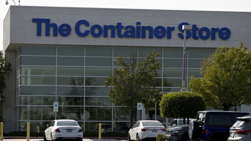 Read more about the article The Container Store files for bankruptcy – CNN