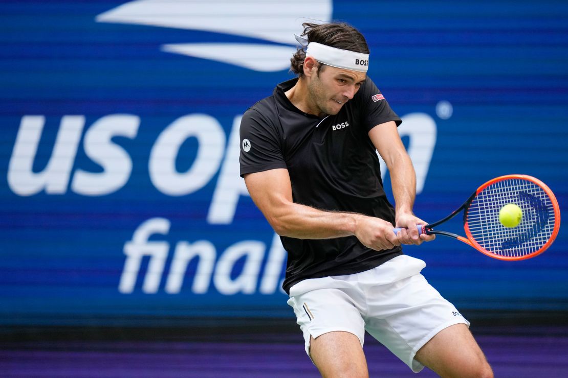 Taylor Fritz is the first American man since 2009 to compete in a grand slam singles final.