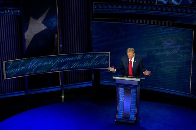 During the debate, Trump <a href="index.php?page=&url=https%3A%2F%2Fwww.cnn.com%2F2024%2F09%2F10%2Fpolitics%2Fdebate-takeaways-trump-harris%2Findex.html">painted a dire picture of the United States</a>, reminiscent of the “American carnage” he’d warned of when he was inaugurated in 2017. “We have a nation that is dying,” Trump said Tuesday.