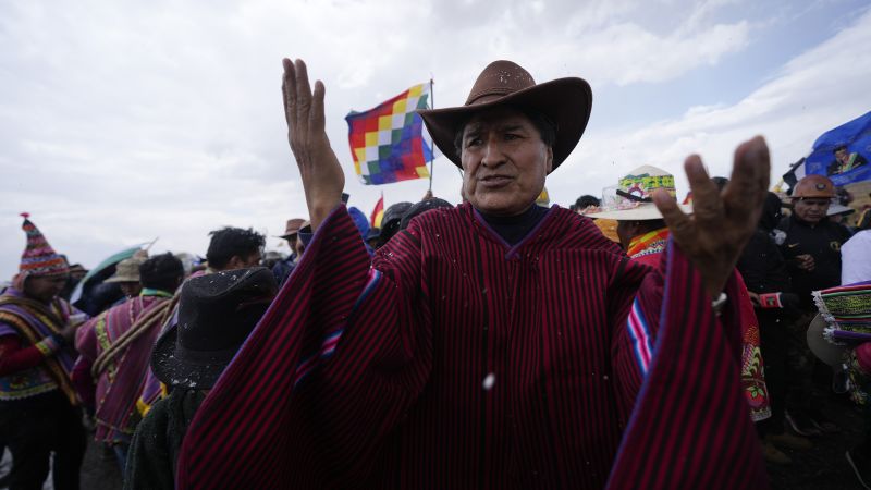 Former Bolivian president claims his car was hit by gunfire in attempted assassination