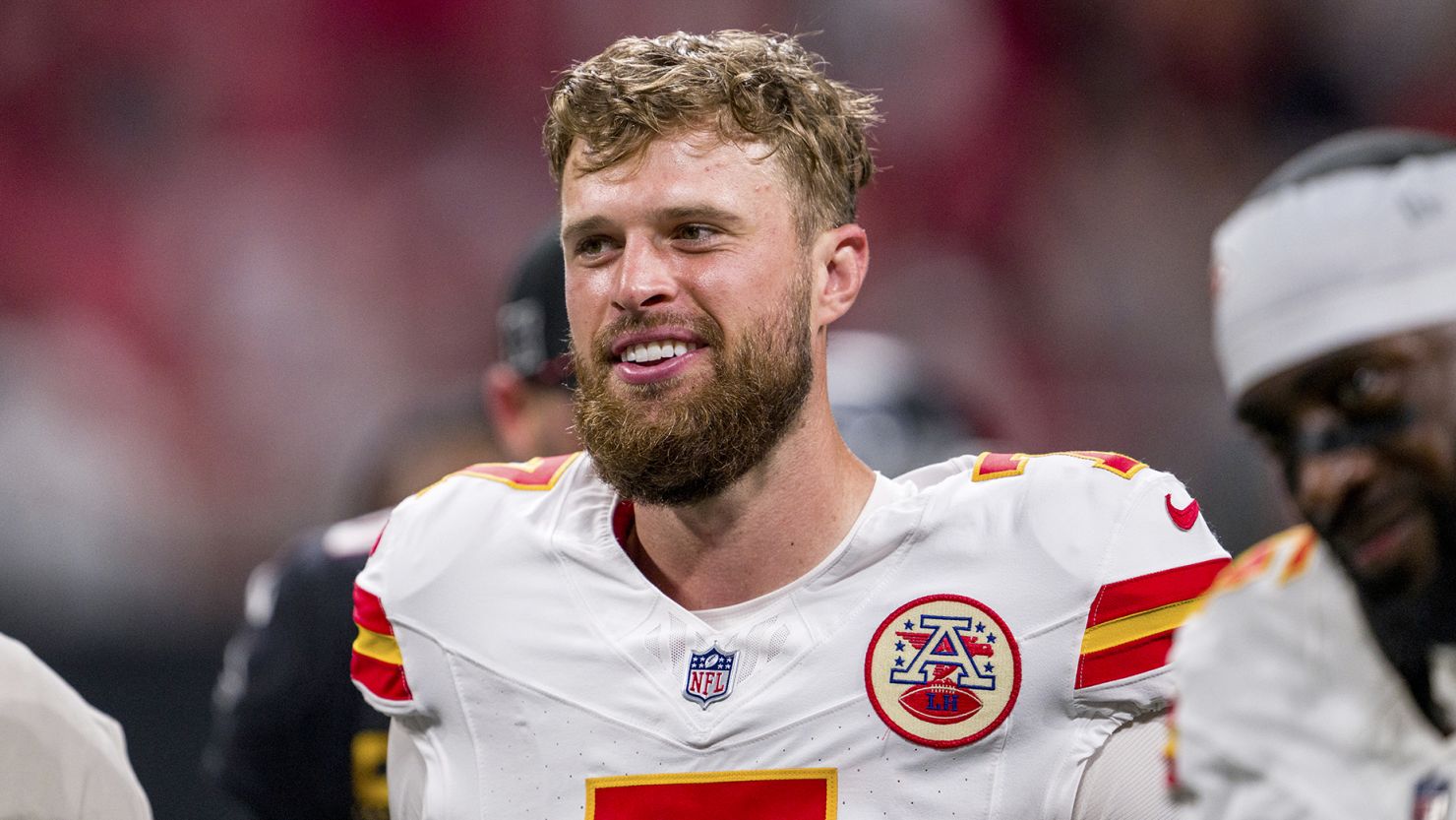 Butker appears in the Chiefs' game against the Atlanta Falcons last month.