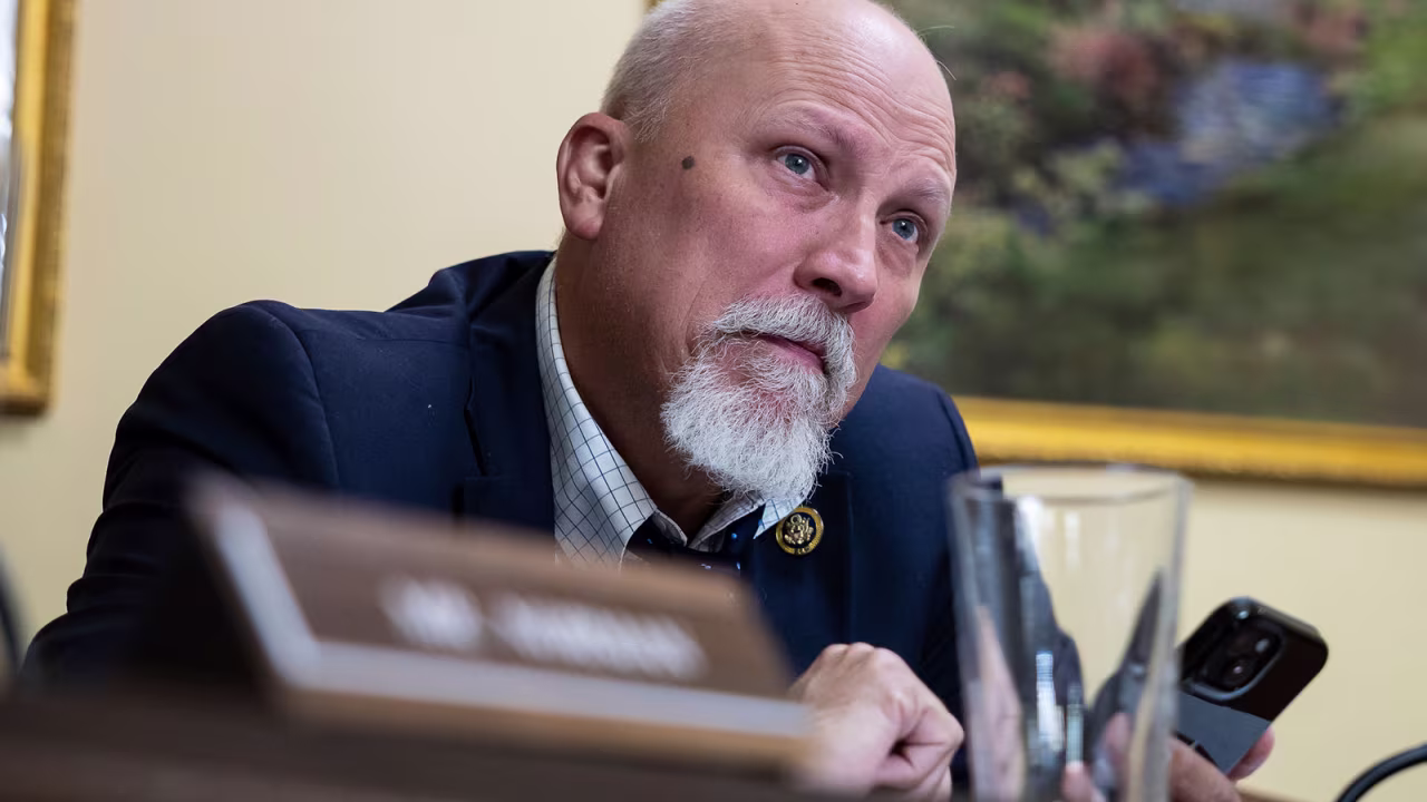 Rep. Chip Roy looks on during a House Rules Committee meeting on September 23.