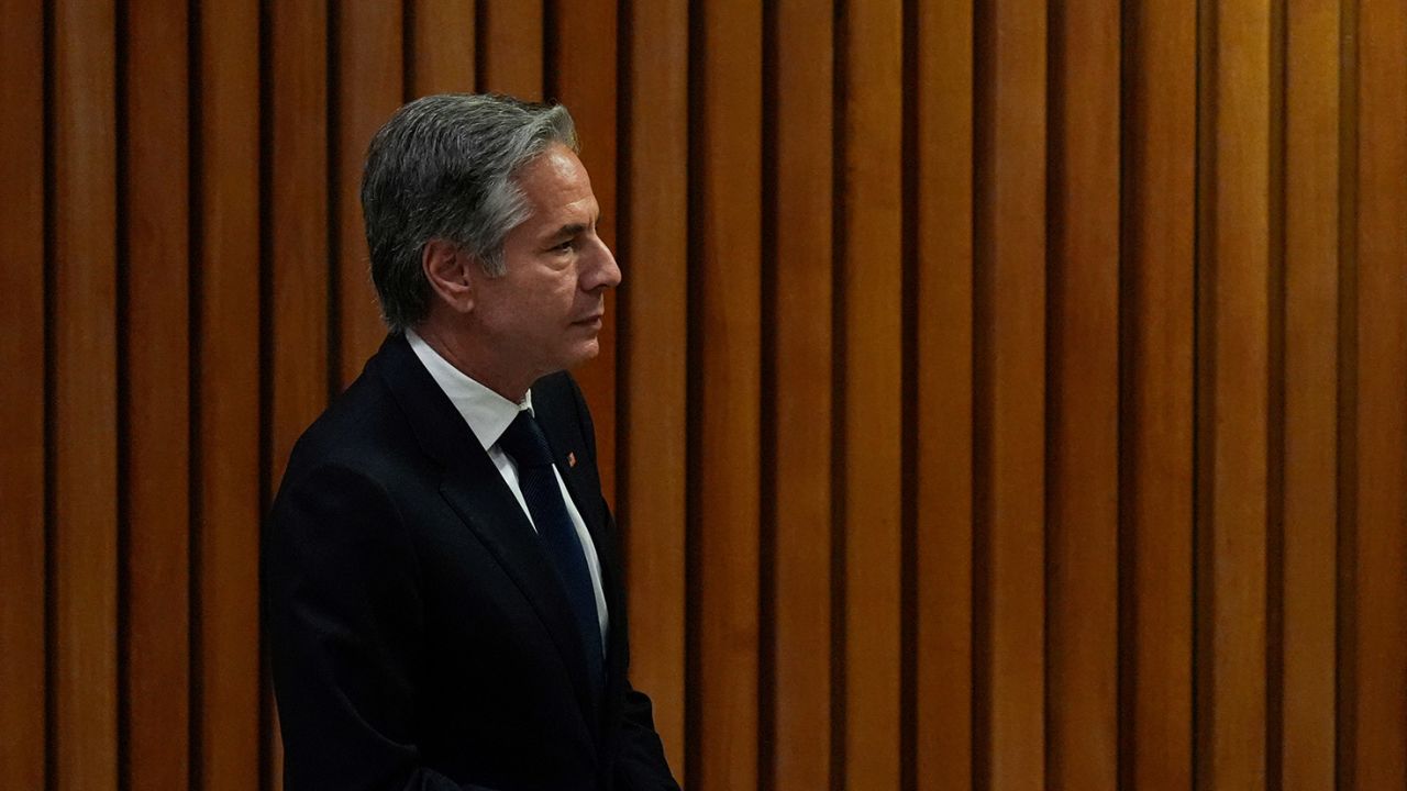 US Secretary of State Antony Blinken during the 79th session of the United Nations General Assembly, on September 25, 2024.