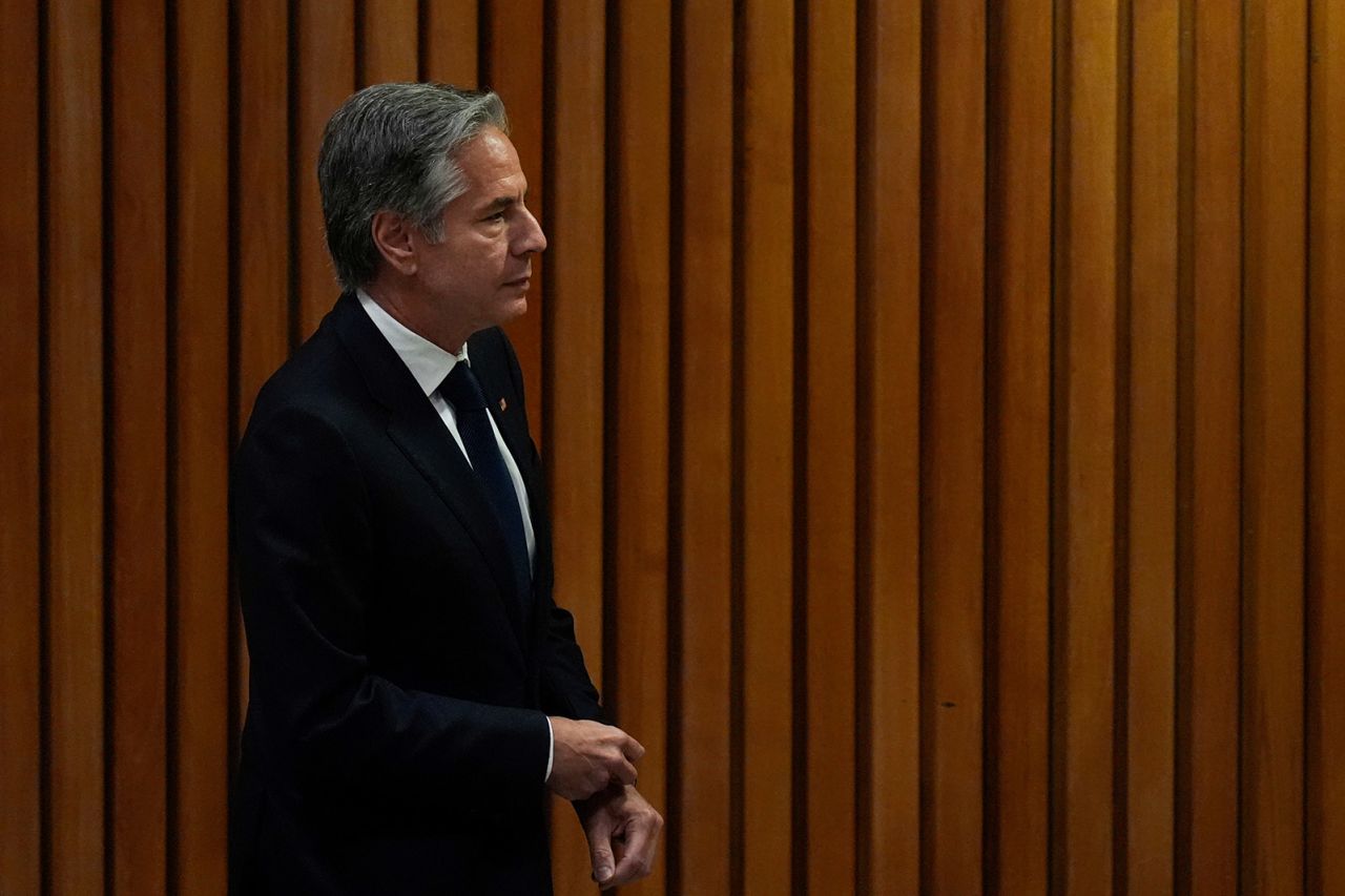 US Secretary of State Antony Blinken during the 79th session of the United Nations General Assembly, on September 25, 2024.