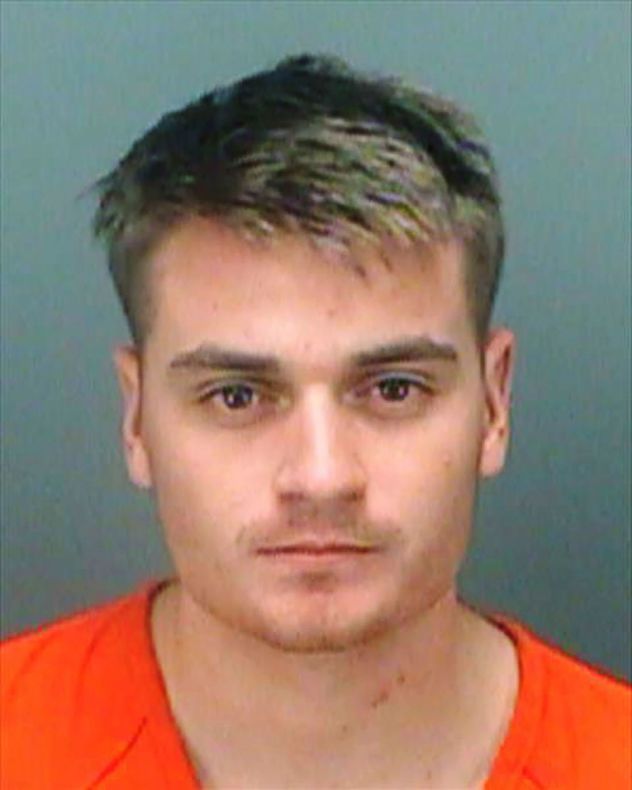 Brandon Russell is seen in a June 2017 photo provided by the Pinellas County Sheriff's Office.