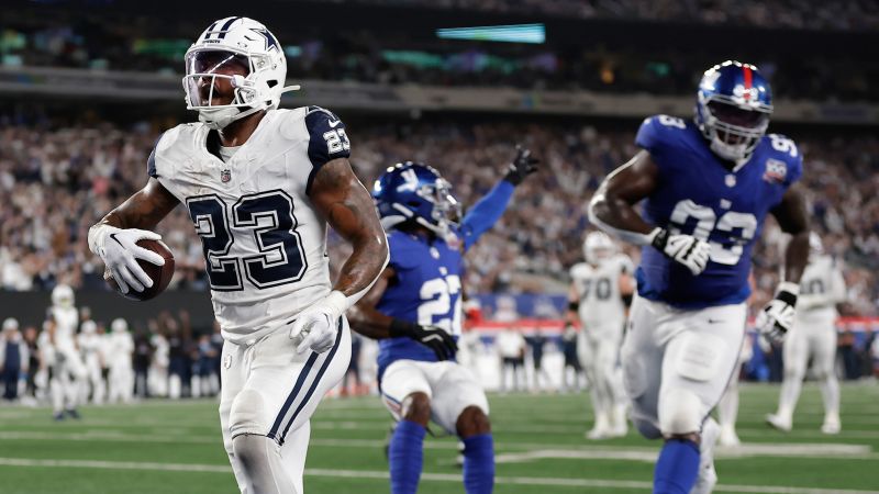 Cowboys get much-needed win as Dallas edges past the New York Giants, 20-15 | CNN