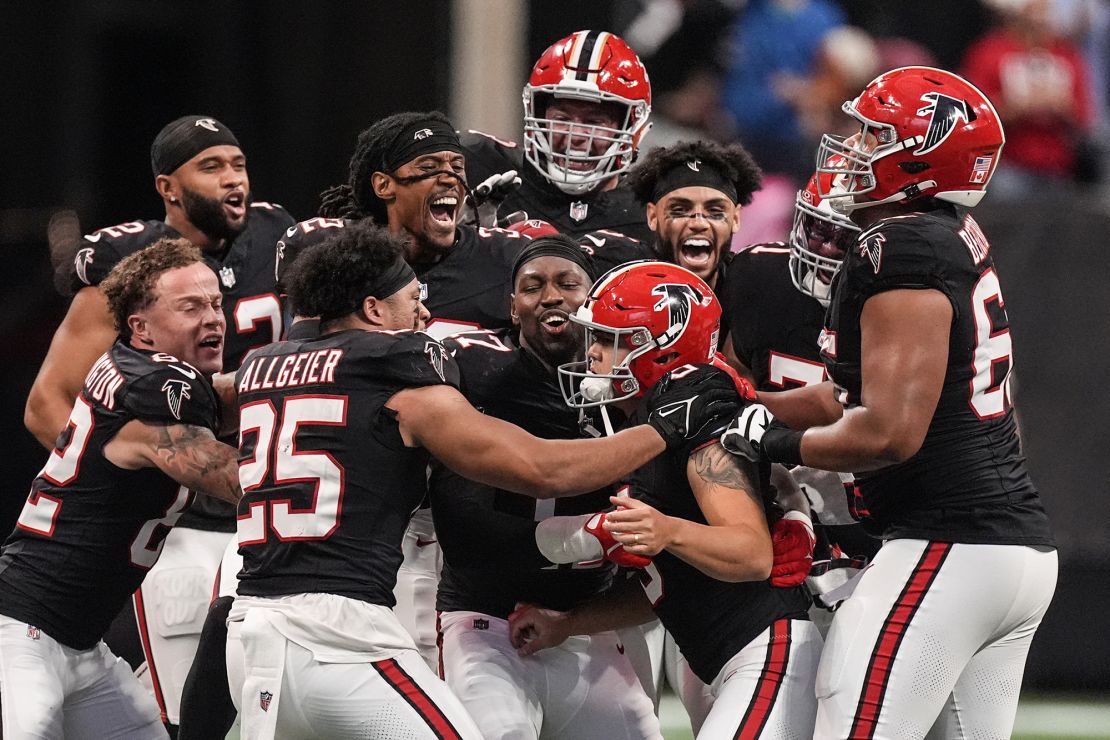 Koo's game-winning field goal against the Saints improved the Falcons to 2-2 on the season.