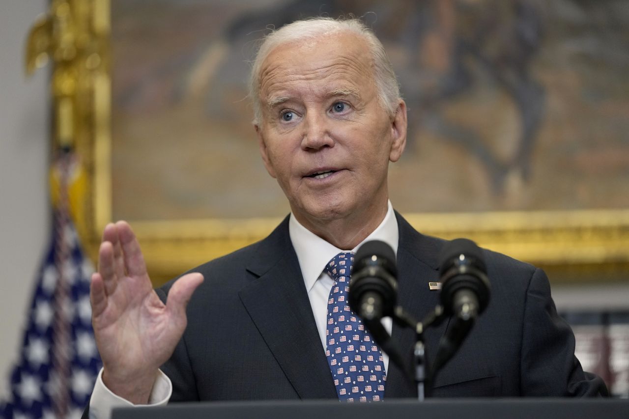 President Joe Biden at the White House on Monday, Sept. 30, 2024.