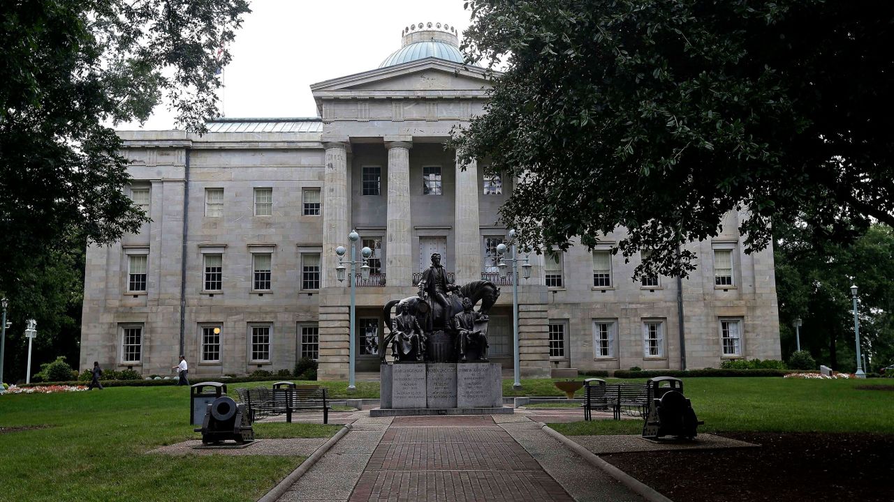 The North Carolina State Capitol in Raleigh, North Carolina, in July 2013.