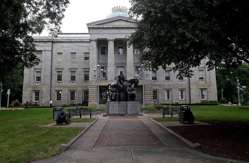 The North Carolina State Capitol in Raleigh, North Carolina, in July 2013.