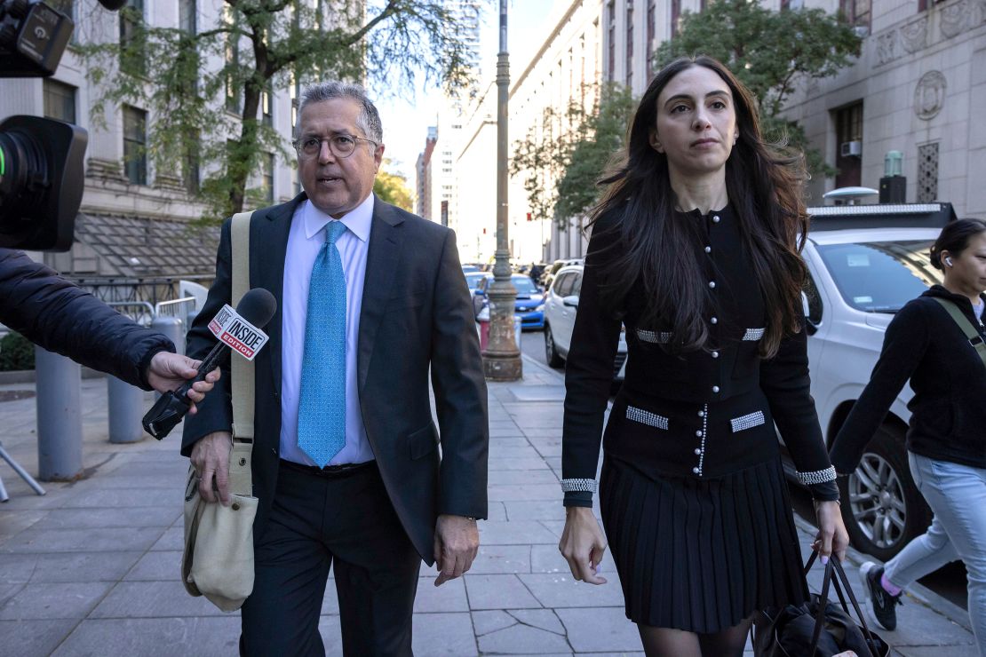 Attorney Marc Agnifilo, left, and Teny Geragos, right, for Sean