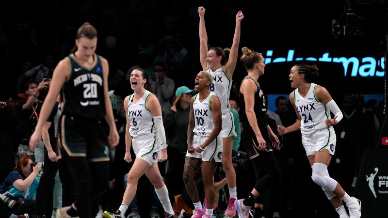 Minnesota Lynx defeat New York Liberty in overtime to win Game 1 of the WNBA Finals