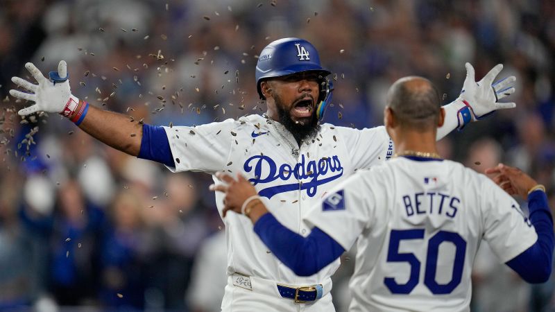 The Los Angeles Dodgers defeat the San Diego Padres to reach the NLCS for the first time since 2021