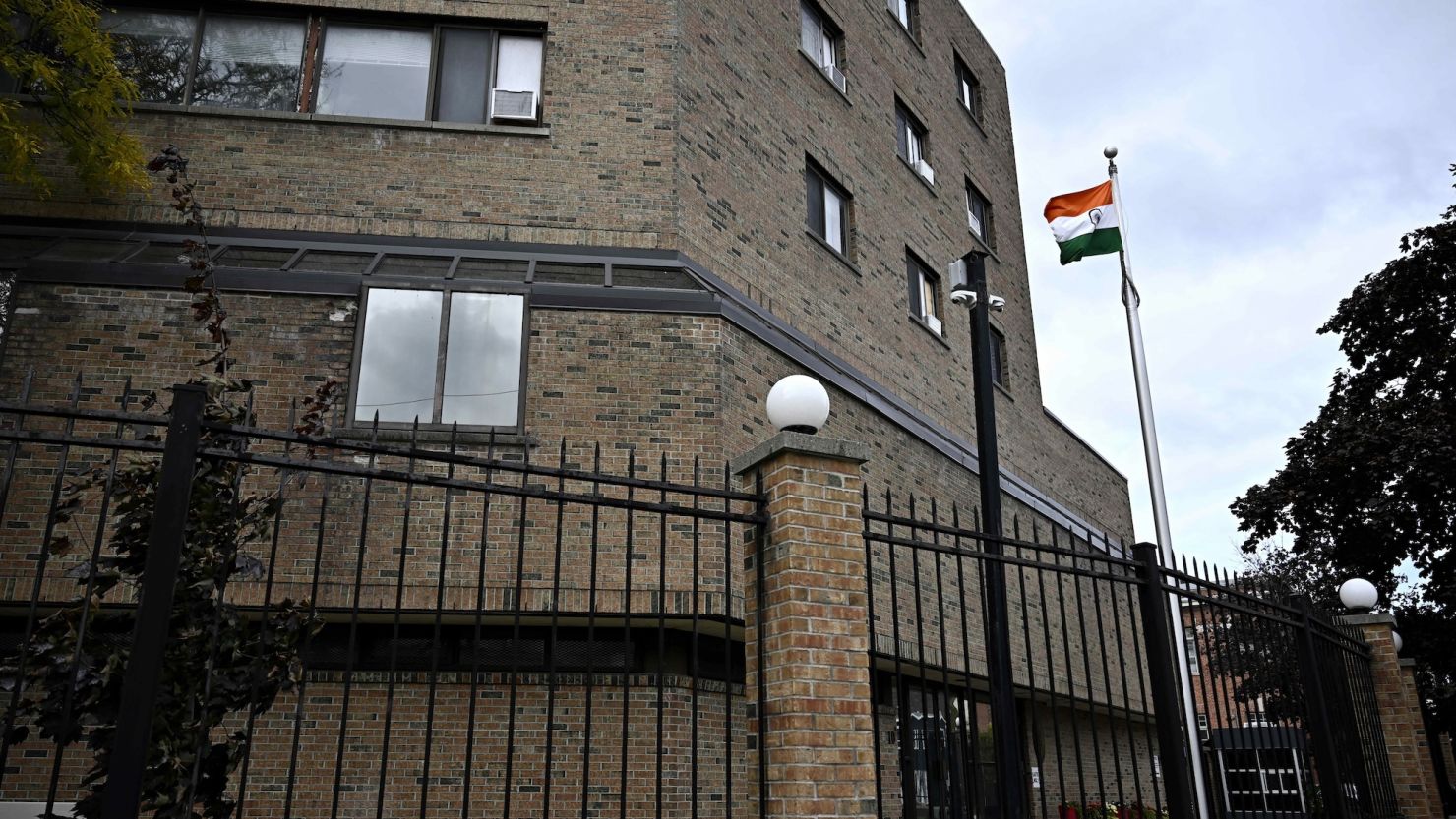 The High Commission of India in Canada is seen in Ottawa, Ontario, on Oct. 14, 2024.