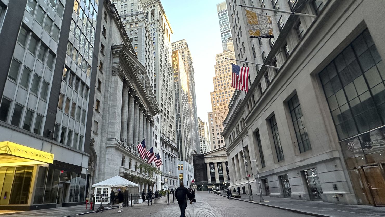 It’s the third down day for Wall Street, led by a decline in tech stocks ahead of that sector’s earnings season.