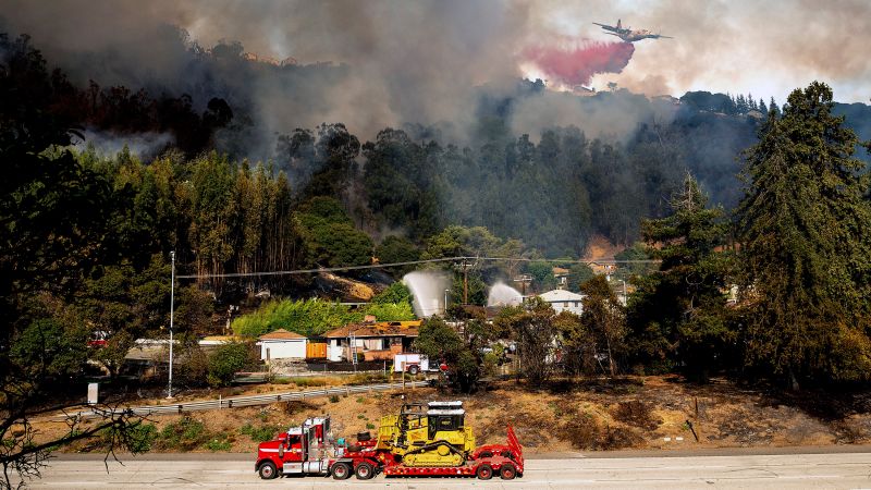 Fast-moving brush fires damages at least 7 homes in Oakland neighborhood, fire official says