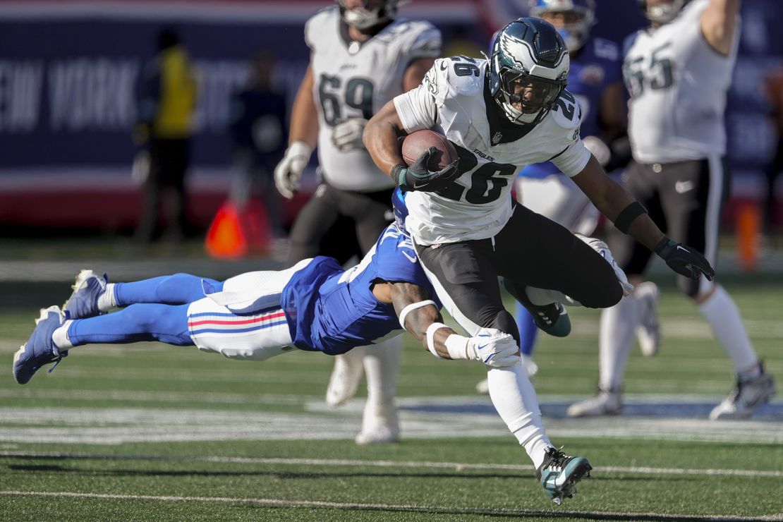 Barkley excelled in his return to the Giants.