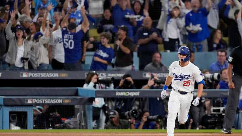 The Los Angeles Dodgers defeat the New York Mets in NLCS Game 6 to secure a spot in the World Series