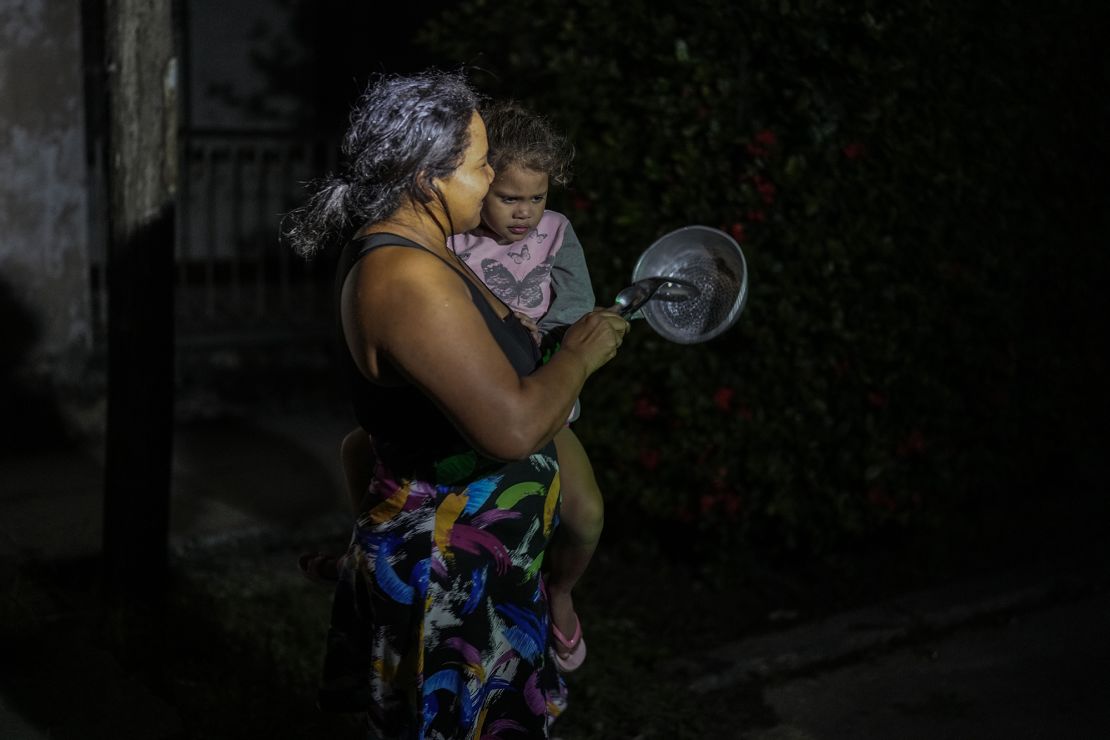 Cubans protest by banging pots and pans in Havana on Sunday.