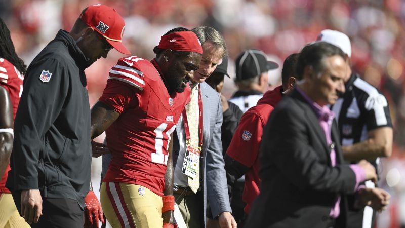 Laporan cedera NFL: Brandon Aiyuk dari 49ers menderita robek ACL, Chris Godwin dan Mike Evans meninggalkan pertandingan karena cedera