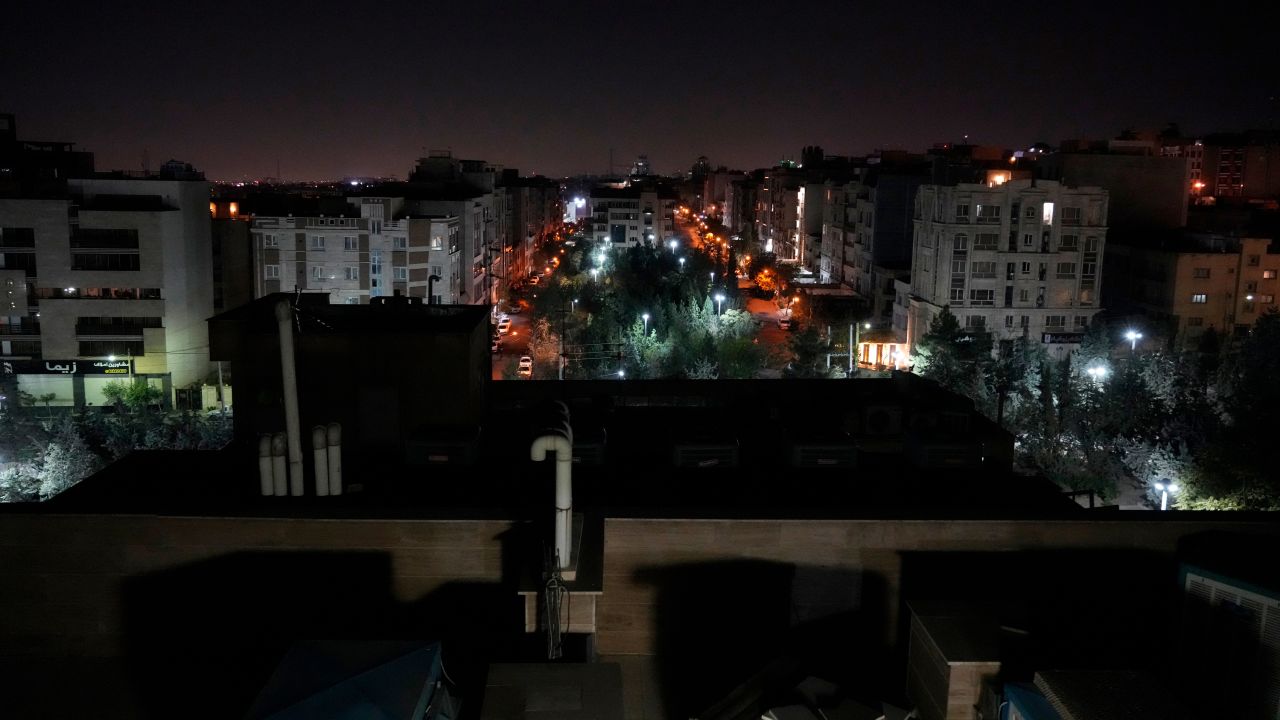 A view of Tehran, Iran, seen early Saturday morning on October 26.