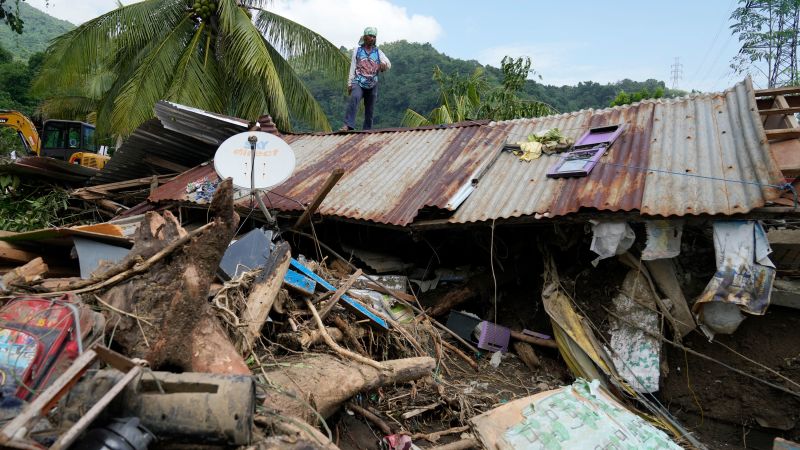 Sedikitnya 126 orang tewas dan hilang akibat banjir besar dan tanah longsor di Filipina