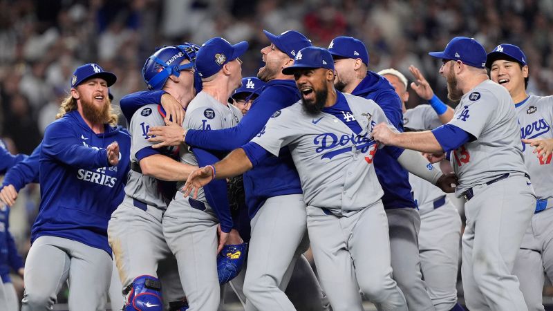 Los Angeles Dodgers win 8th World Series title after defeating New York Yankees in wild Game 5