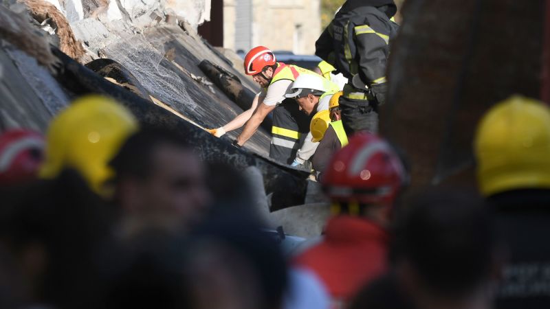 At least 13 killed after railway station roof collapses in Serbia | CNN