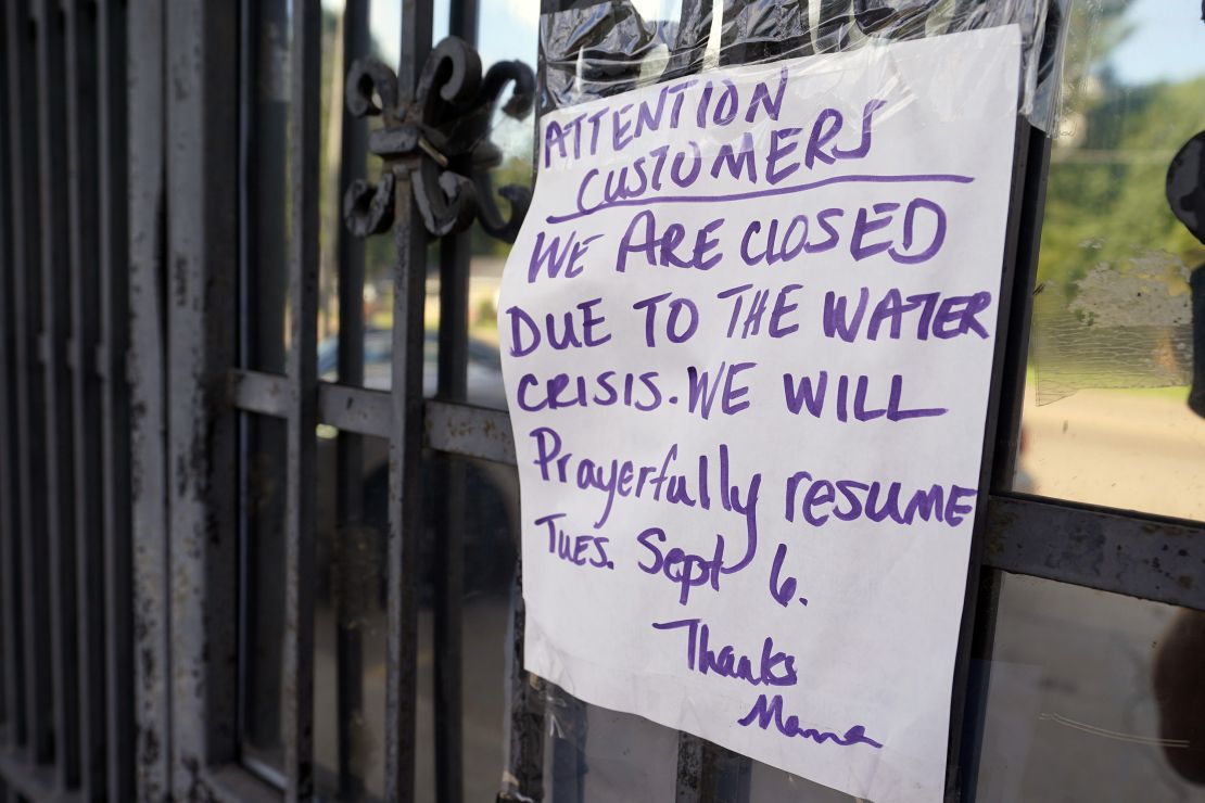 A sign taped to the door of Mama's Eats and Sweets restaurant, which will close in 2022