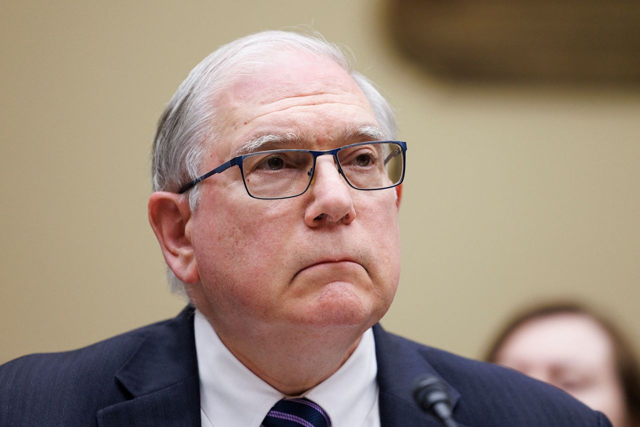 Dr. Lawrence Tabak, Director of the National Institutes of Health, is seen during a House Select Subcommittee on the Coronavirus Pandemic Hearing in the Rayburn House Office Building in Washington, DC, on November 14, 2024.