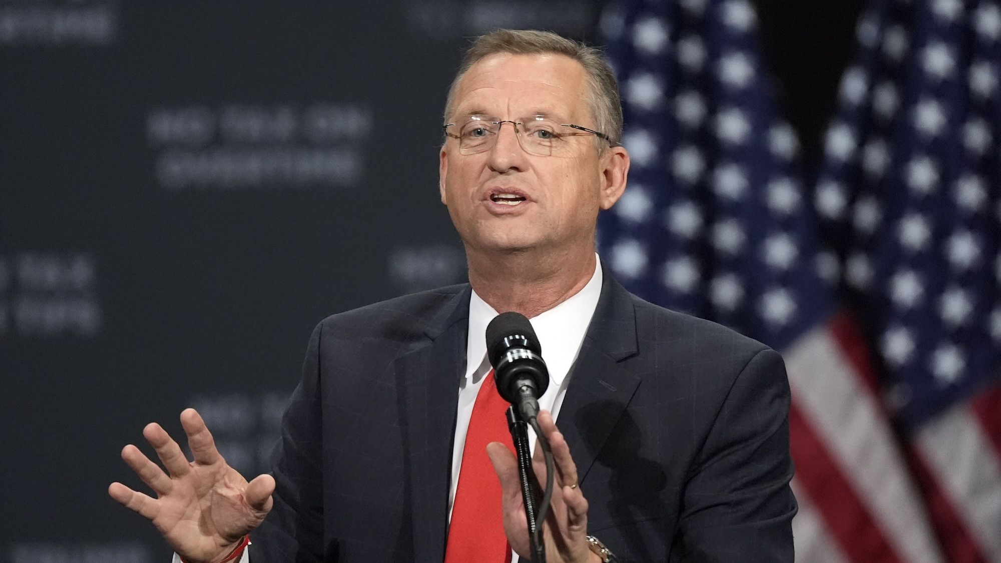 Doug Collins Speaking at a Campaign Event