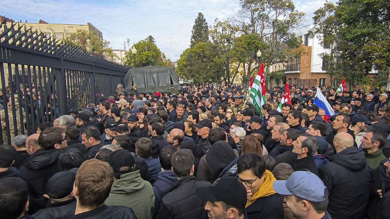 Protests Erupt in Abkhazia Over Property Measure